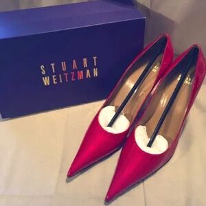Start Weitzman GiveMeFever Satin pumps. Size 6